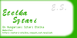 etelka sztari business card